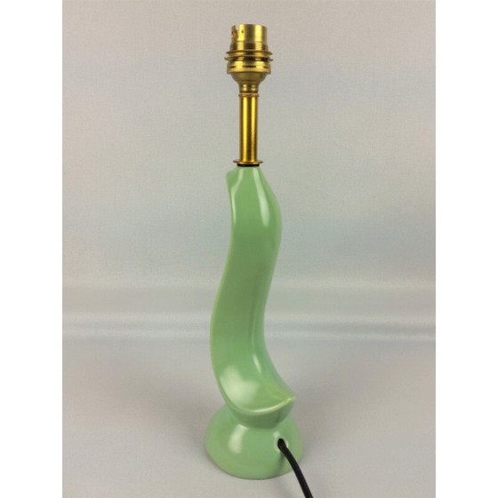 Image 1 of Lampe oiseau zoomorphe en céramique, 1950