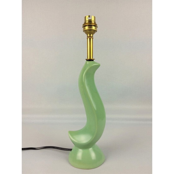 Image 1 of Lampe oiseau zoomorphe en céramique, 1950