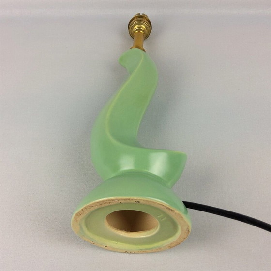 Image 1 of Lampe oiseau zoomorphe en céramique, 1950