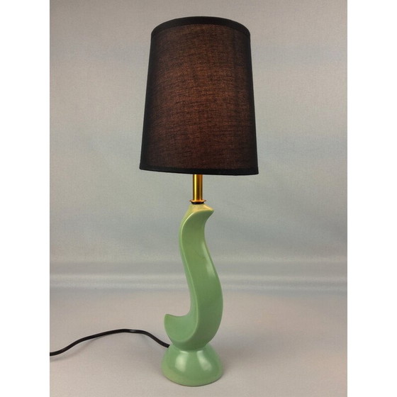 Image 1 of Lampe oiseau zoomorphe en céramique, 1950