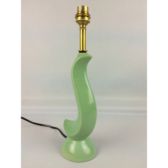 Image 1 of Lampe oiseau zoomorphe en céramique, 1950