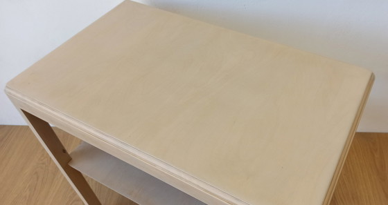 Image 1 of Table d'appoint vintage avec étagère