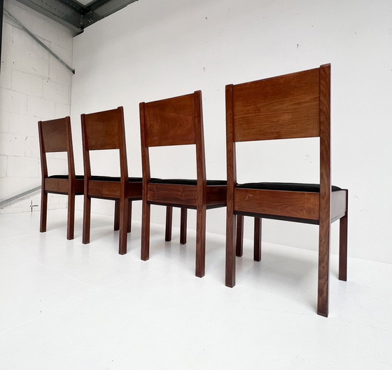 Image 1 of Chaises de salle à manger Hague School Set par Muntendam pour Lov, années 1920