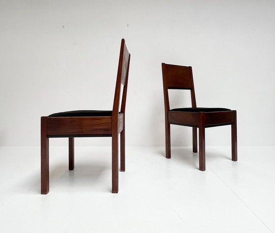 Image 1 of Chaises de salle à manger Hague School Set par Muntendam pour Lov, années 1920