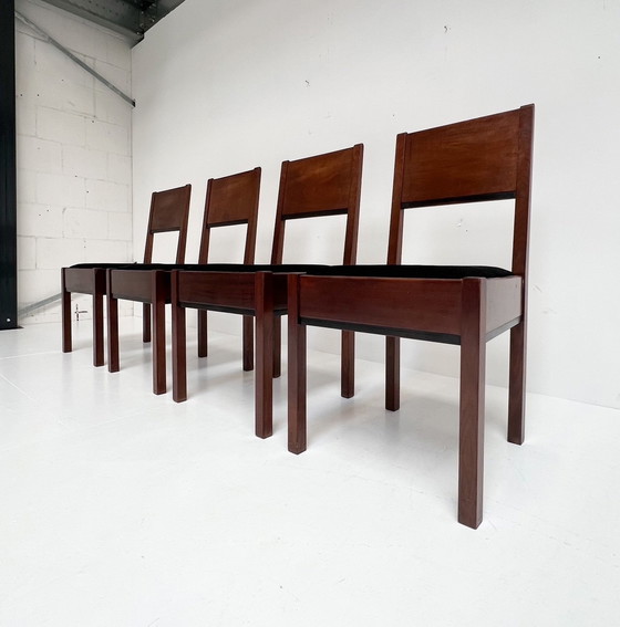 Image 1 of Chaises de salle à manger Hague School Set par Muntendam pour Lov, années 1920