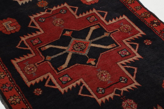 Image 1 of Tapis persan original noué à la main Ardebil Ancien 371 X 100 cm Top condition