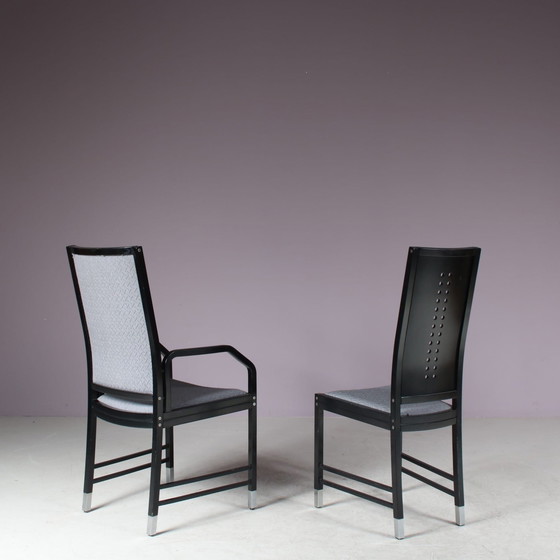 Image 1 of Ensemble de 10 chaises de salle à manger par Ernst W. Beranek pour Thonet, Autriche 1980