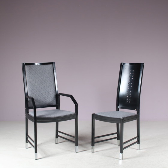 Image 1 of Ensemble de 10 chaises de salle à manger par Ernst W. Beranek pour Thonet, Autriche 1980