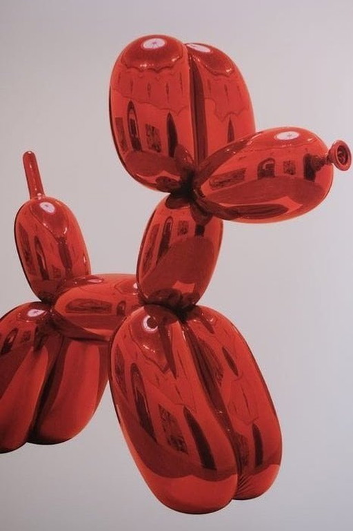 Jeff Koons "Red Dog" - Affiche