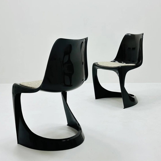 Image 1 of Danemark 1970S 4 X Space Age Dining Chair Designed By Steen Ostergaard For Paul Cadovious