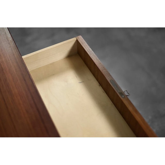 Image 1 of Bureau bilatéral vintage danois en teck scandinave, 1960s