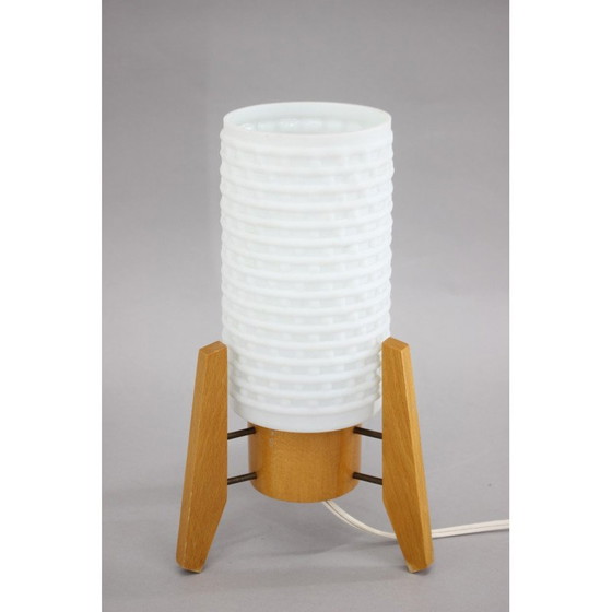 Image 1 of Lampe de table vintage Rocket par Drevopodnik Humpolec, Tchécoslovaquie années 1960