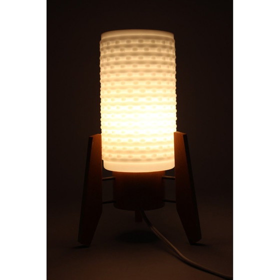 Image 1 of Lampe de table vintage Rocket par Drevopodnik Humpolec, Tchécoslovaquie années 1960