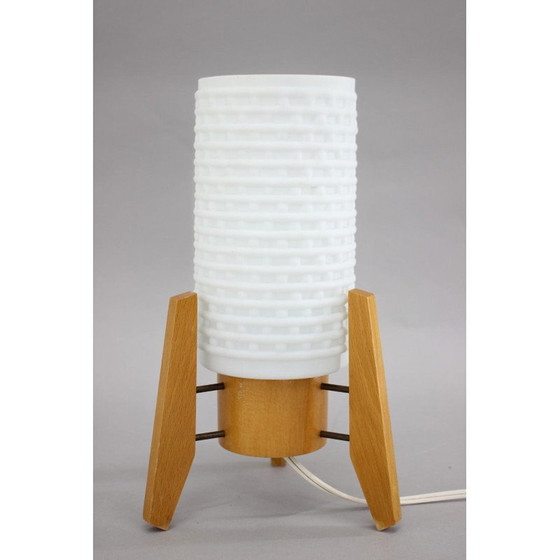 Image 1 of Lampe de table vintage Rocket par Drevopodnik Humpolec, Tchécoslovaquie années 1960