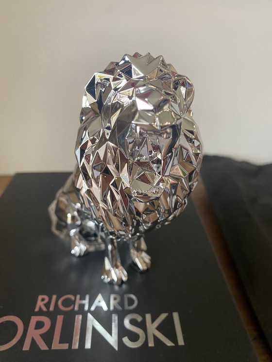 Image 1 of Roaring Lion Silver Edition De Richard Orlinski Neuf 2024