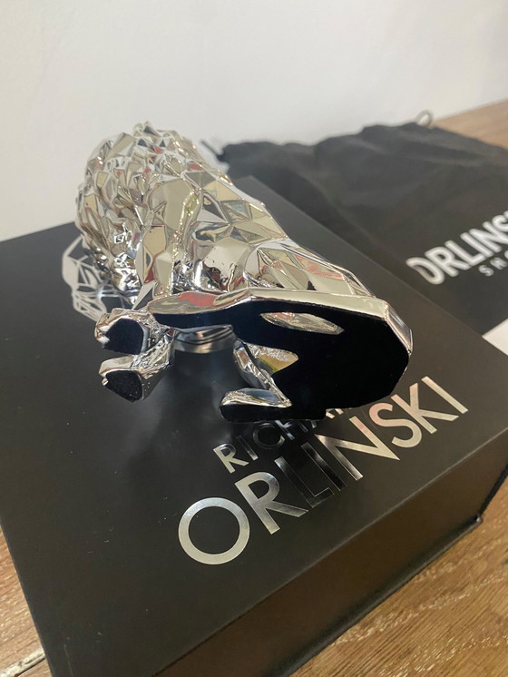 Image 1 of Roaring Lion Silver Edition De Richard Orlinski Neuf 2024