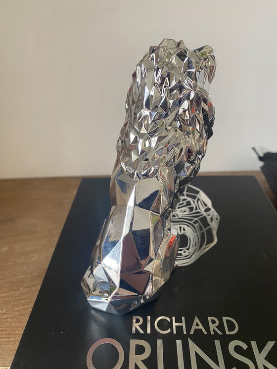 Image 1 of Roaring Lion Silver Edition De Richard Orlinski Neuf 2024