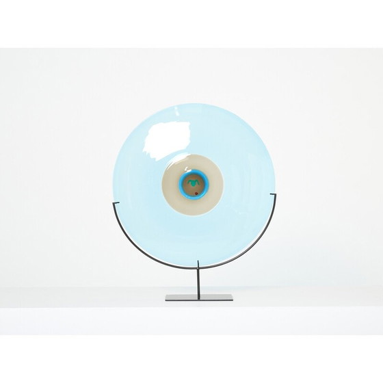 Image 1 of Plat vintage Polipo en verre de Murano par Tapio Wirkkala pour Venini, 1990