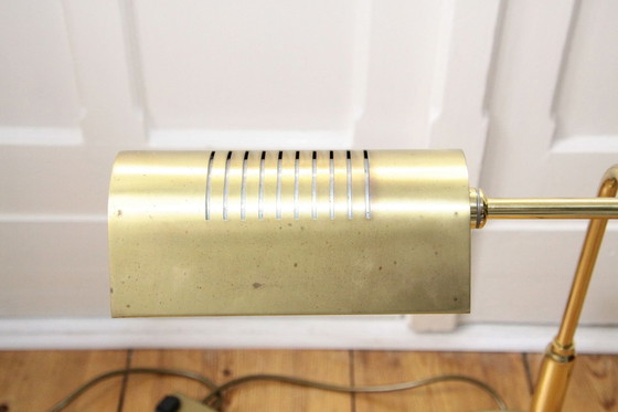 Image 1 of Lampe de bureau Laiton Variateur années 70 Vintage