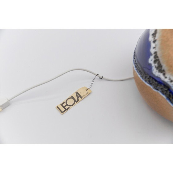 Image 1 of Lampe de table globe vintage en céramique pour Leola, 1960