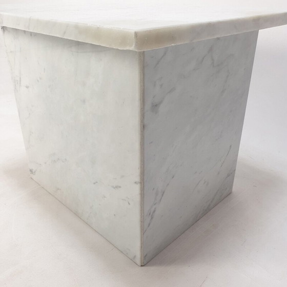 Image 1 of Table basse italienne vintage en marbre, 1980
