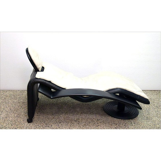 Image 1 of Chaise longue vintage sur roulettes Italie 1980