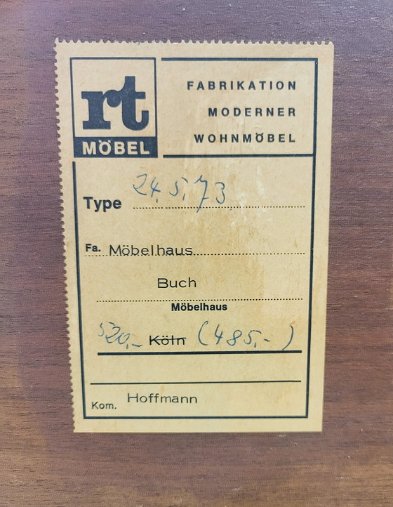 Image 1 of Buffet en teck par Heinrich Riestenpatt pour Rt Mobel