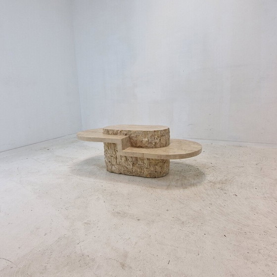 Image 1 of Table basse vintage en pierre de Mactan par Magnussen Ponte, 1980
