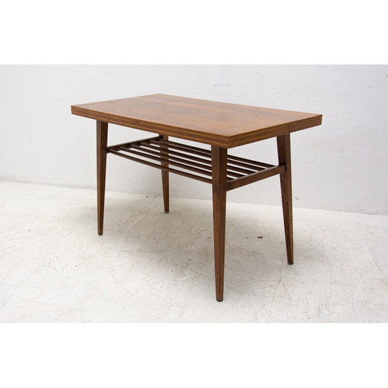 Image 1 of Table basse vintage en bois de hêtre, Tchécoslovaquie années 1960