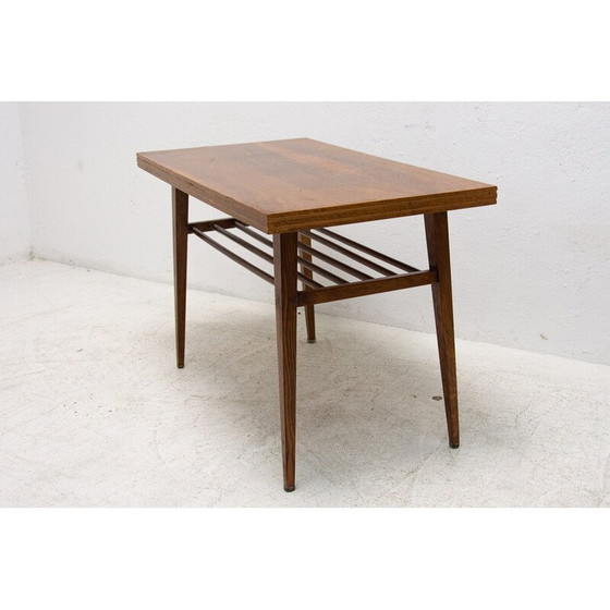 Image 1 of Table basse vintage en bois de hêtre, Tchécoslovaquie années 1960