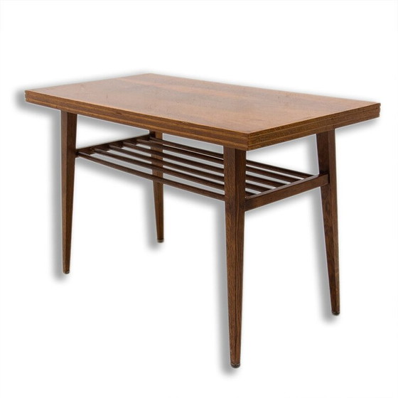 Image 1 of Table basse vintage en bois de hêtre, Tchécoslovaquie années 1960