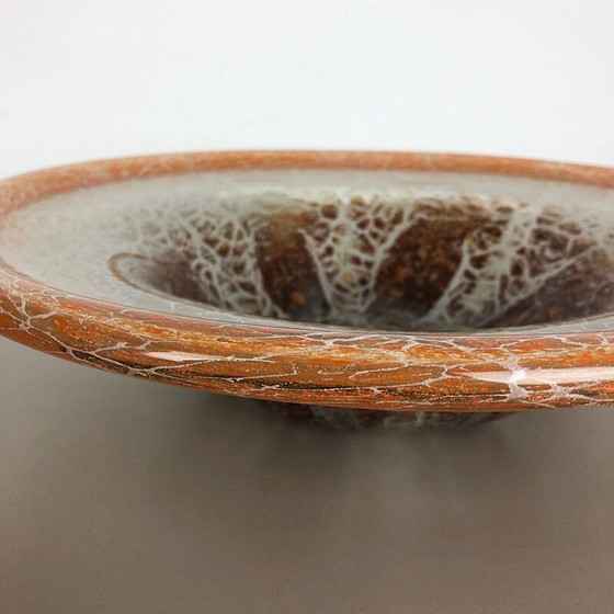 Image 1 of Bol en verre vintage par Karl Wiedmann pour Wmf Ikora, Allemagne 1930