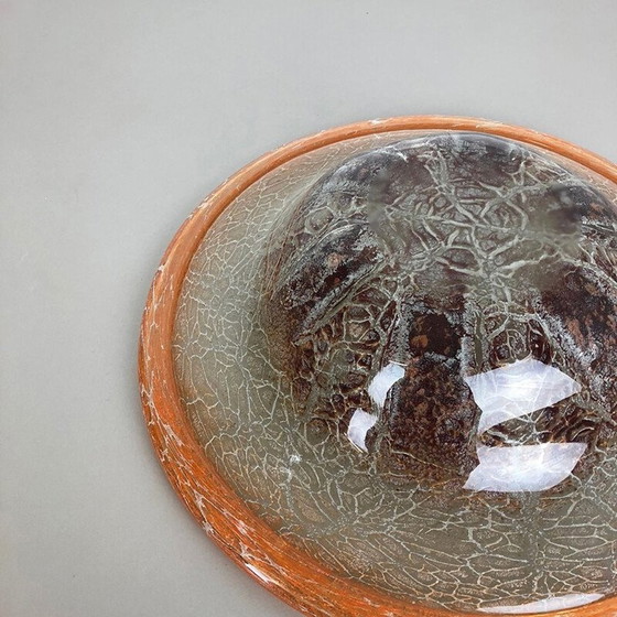 Image 1 of Bol en verre vintage par Karl Wiedmann pour Wmf Ikora, Allemagne 1930