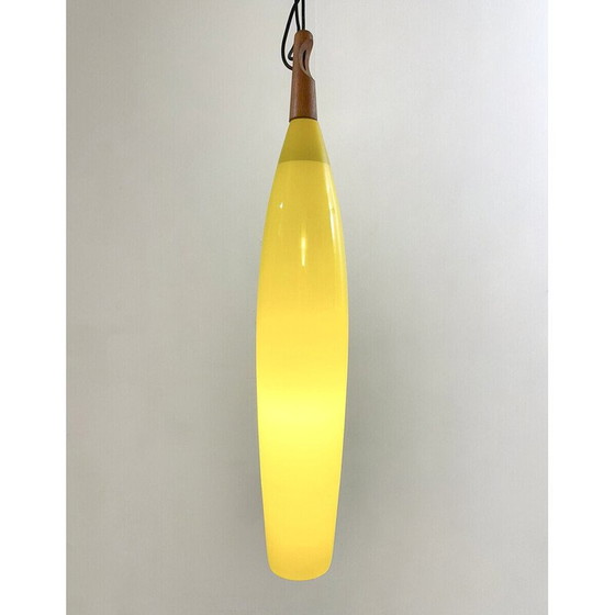 Image 1 of Suspension jaune vintage, Italie 1960