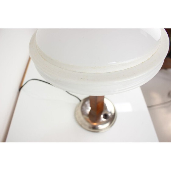 Image 1 of Lampe de table vintage en métal, Tchécoslovaquie 1930
