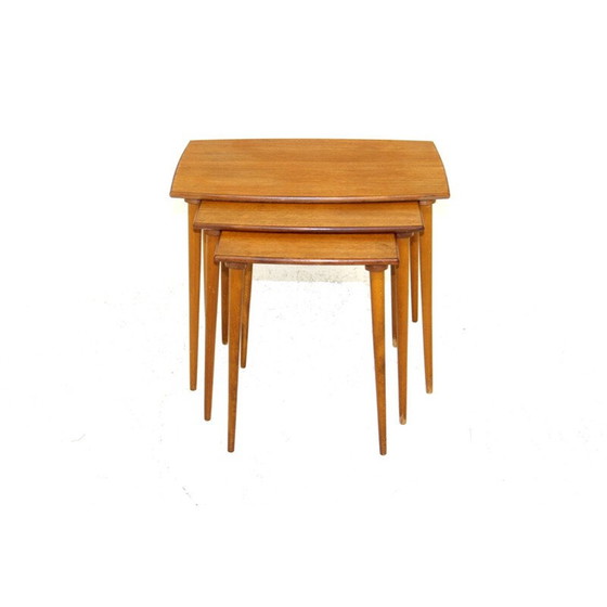 Image 1 of Table gigogne vintage en teck, Suède 1950