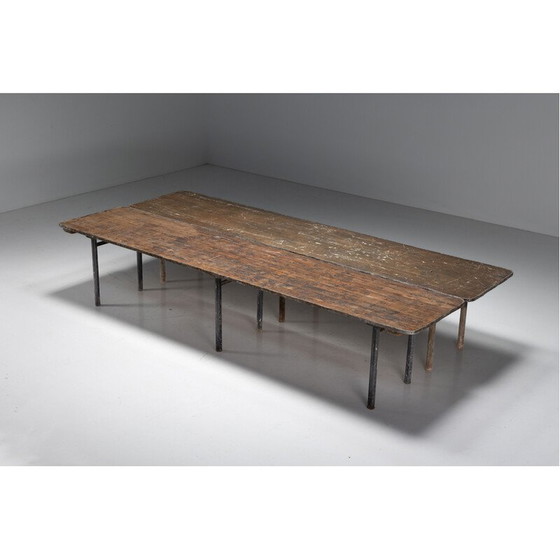 Image 1 of Table de boucher en bois vintage, France 1950