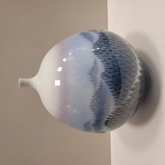 Image 1 of Vase vintage en porcelaine Arita par Fujii Shumei