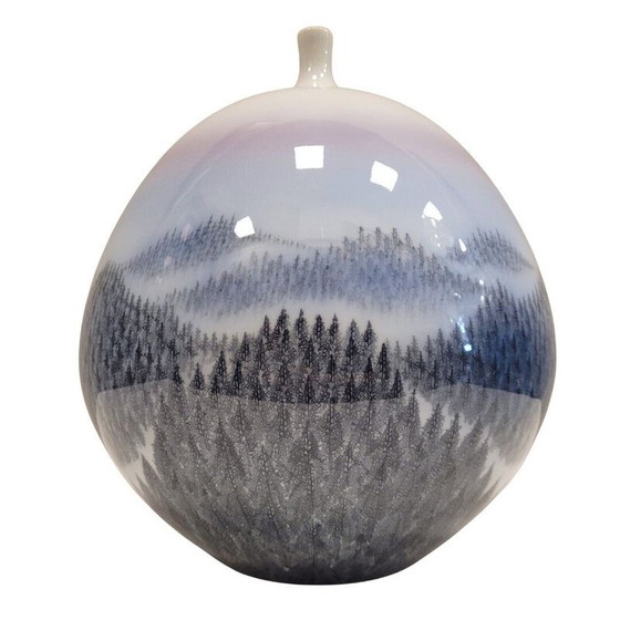 Image 1 of Vase vintage en porcelaine Arita par Fujii Shumei