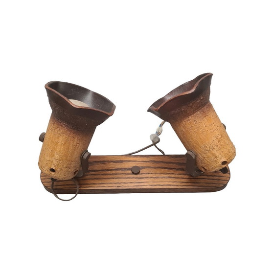 Image 1 of Plafonniers vintage en céramique de l'Allemagne de l'Ouest, 1970