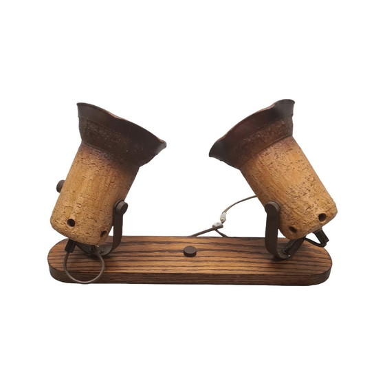 Image 1 of Plafonniers vintage en céramique de l'Allemagne de l'Ouest, 1970