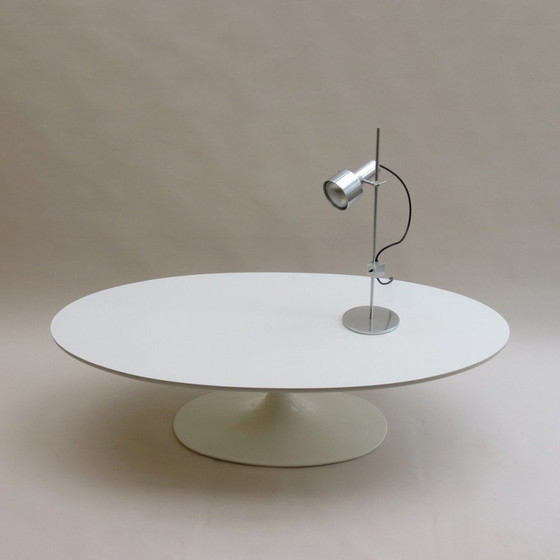Image 1 of Lampes de bureau vintage en aluminium à point unique par Peter Nelson pour Architectural Lighting Ltd, 1960