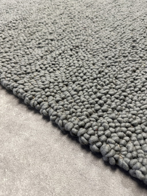 Tapis Brink En Campman Bond Dark Grey 170X240 Laine tissée à la main