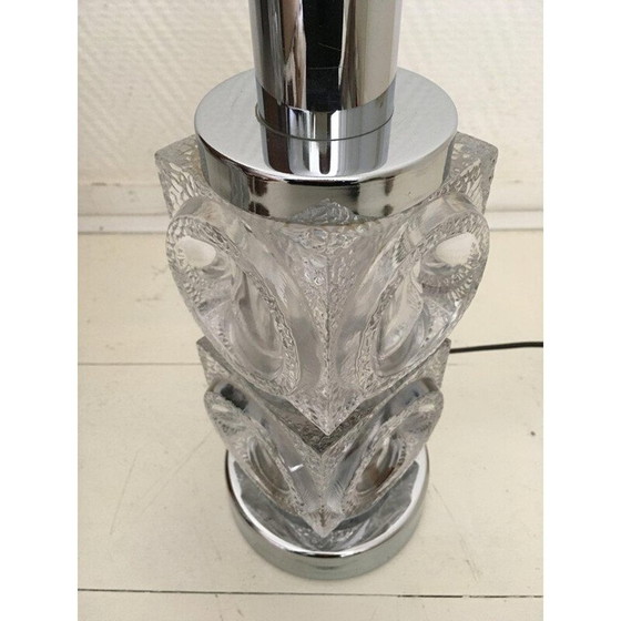 Image 1 of Lampe vintage en cube de verre empilé