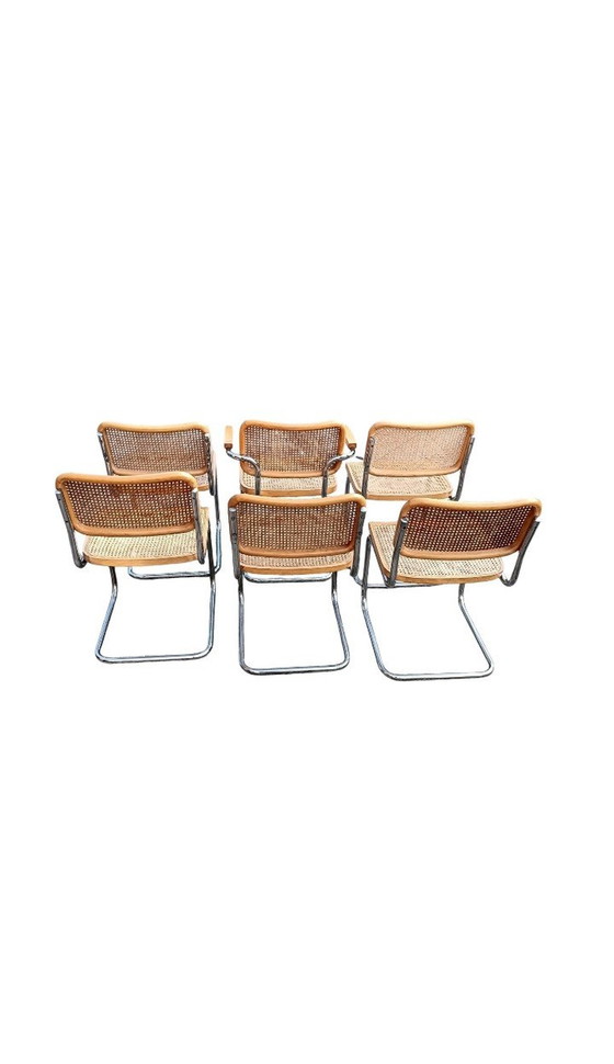 Image 1 of Marcel Breuer pour Pastoe, chaises Cesca