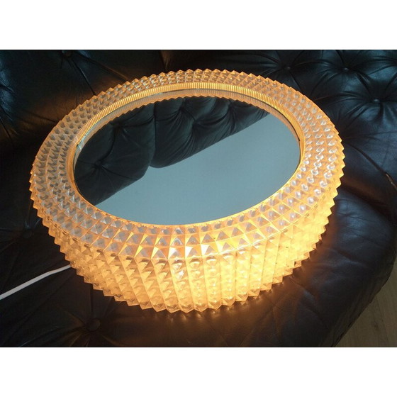 Image 1 of Miroir rétro-éclairé vintage, 1970