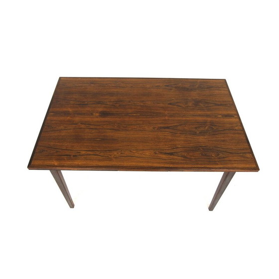 Image 1 of Table de salle à manger extensible vintage en palissandre et hêtre, Suède 1960