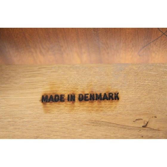 Image 1 of Table de salle à manger extensible vintage en palissandre et hêtre, Suède 1960