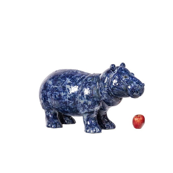 Image 1 of Sculpture vintage en grès émaillé de Valérie Courtet