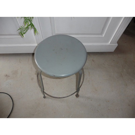 Image 1 of tabouret d'usine vintage